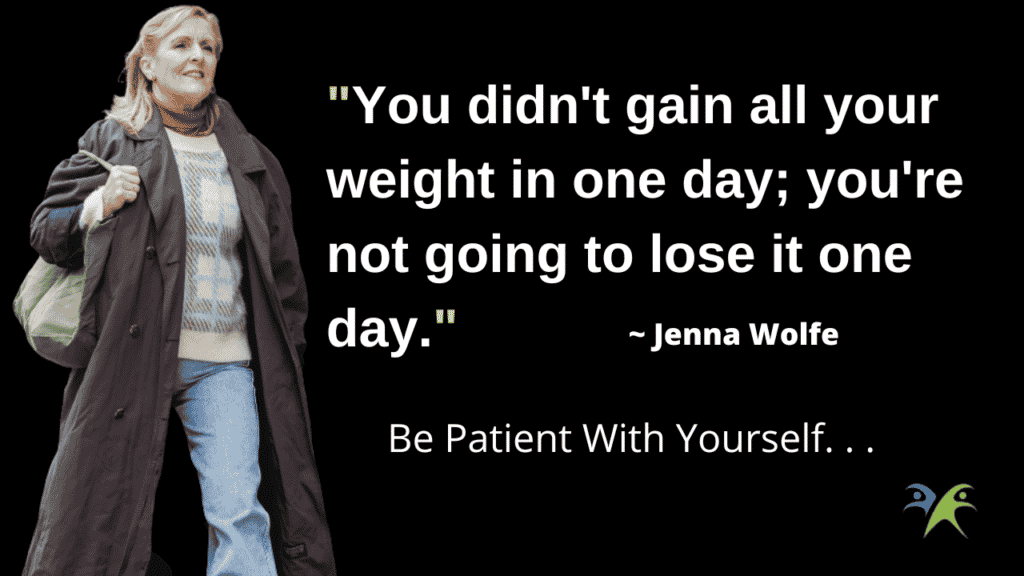 weight loss over 50 be patient with yourself